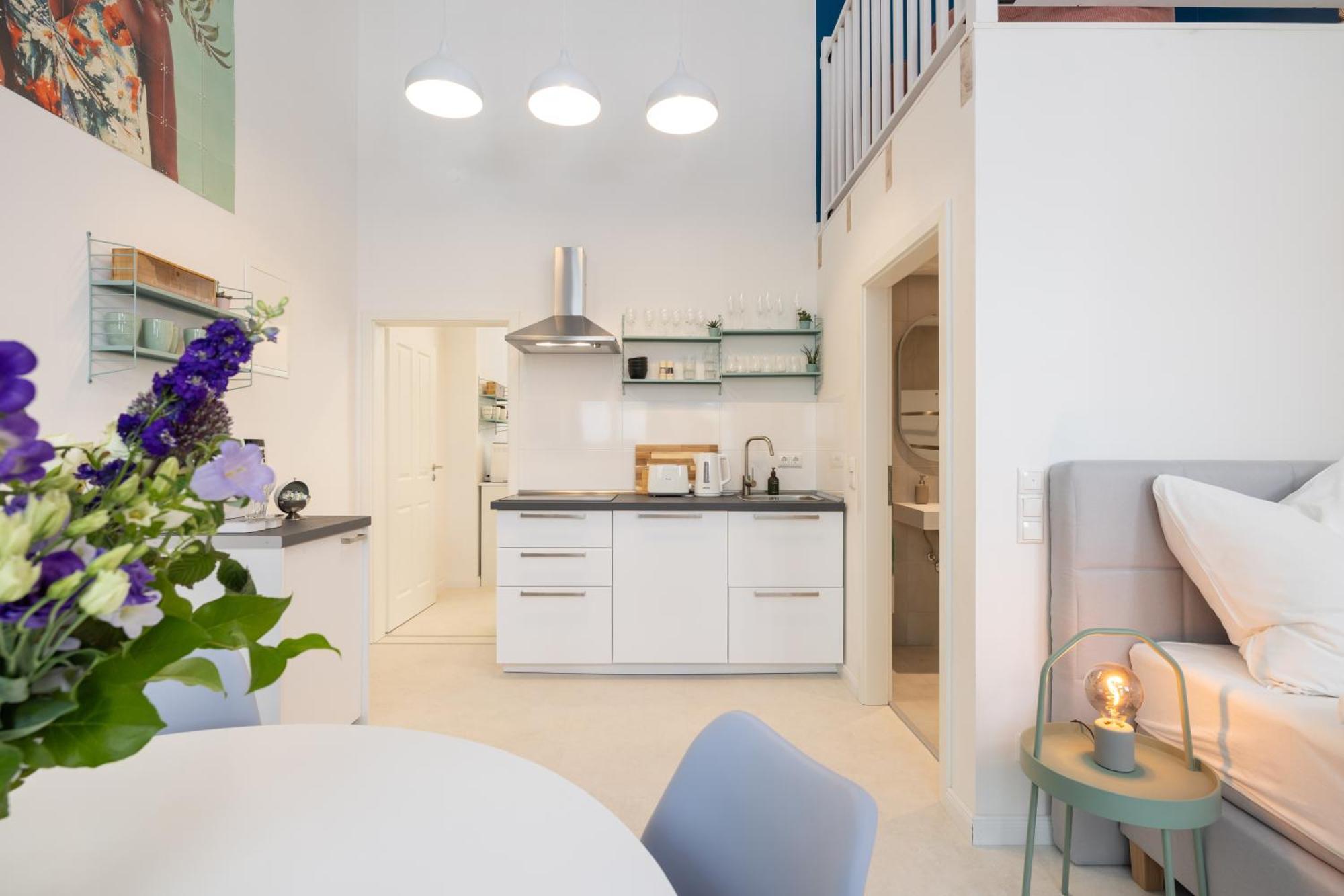 Great 2-Room Loft With 2 Bathrooms And 2 Kitchen 베를린 외부 사진