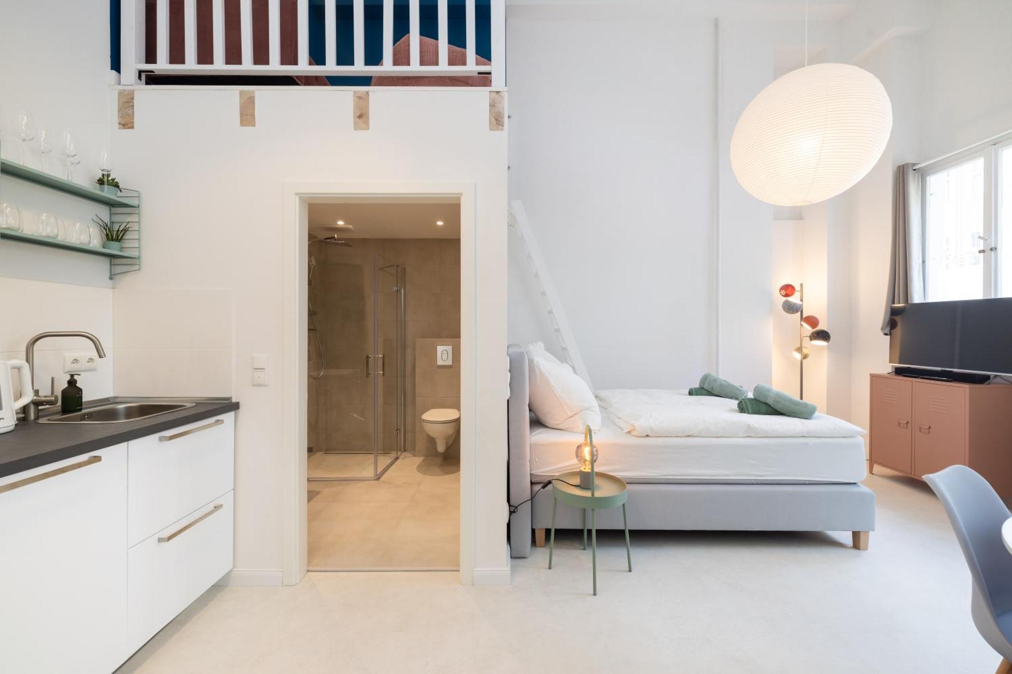 Great 2-Room Loft With 2 Bathrooms And 2 Kitchen 베를린 외부 사진