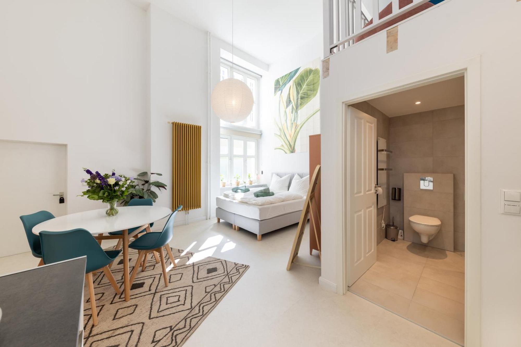 Great 2-Room Loft With 2 Bathrooms And 2 Kitchen 베를린 외부 사진